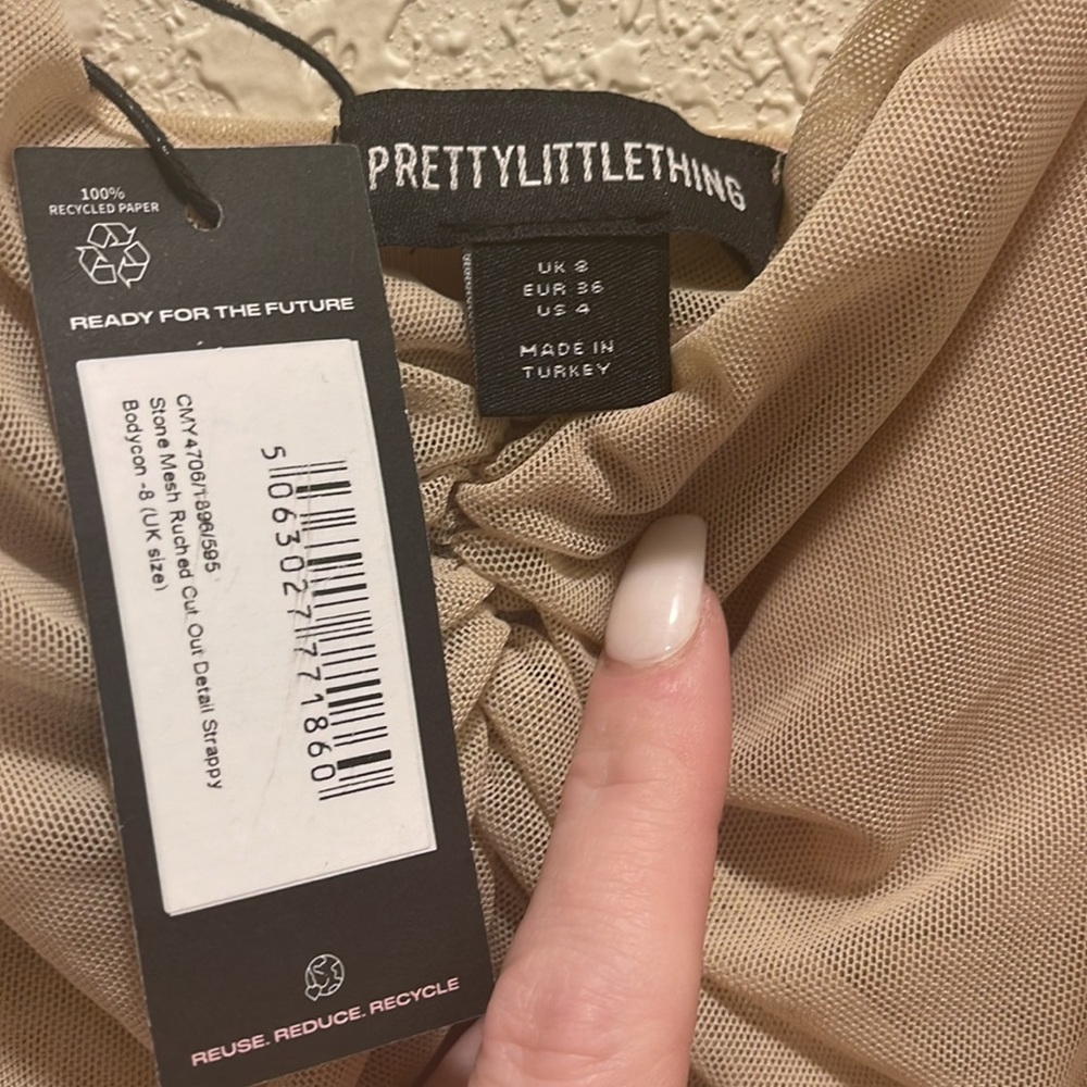 PrettyLittleThing midi tight dress